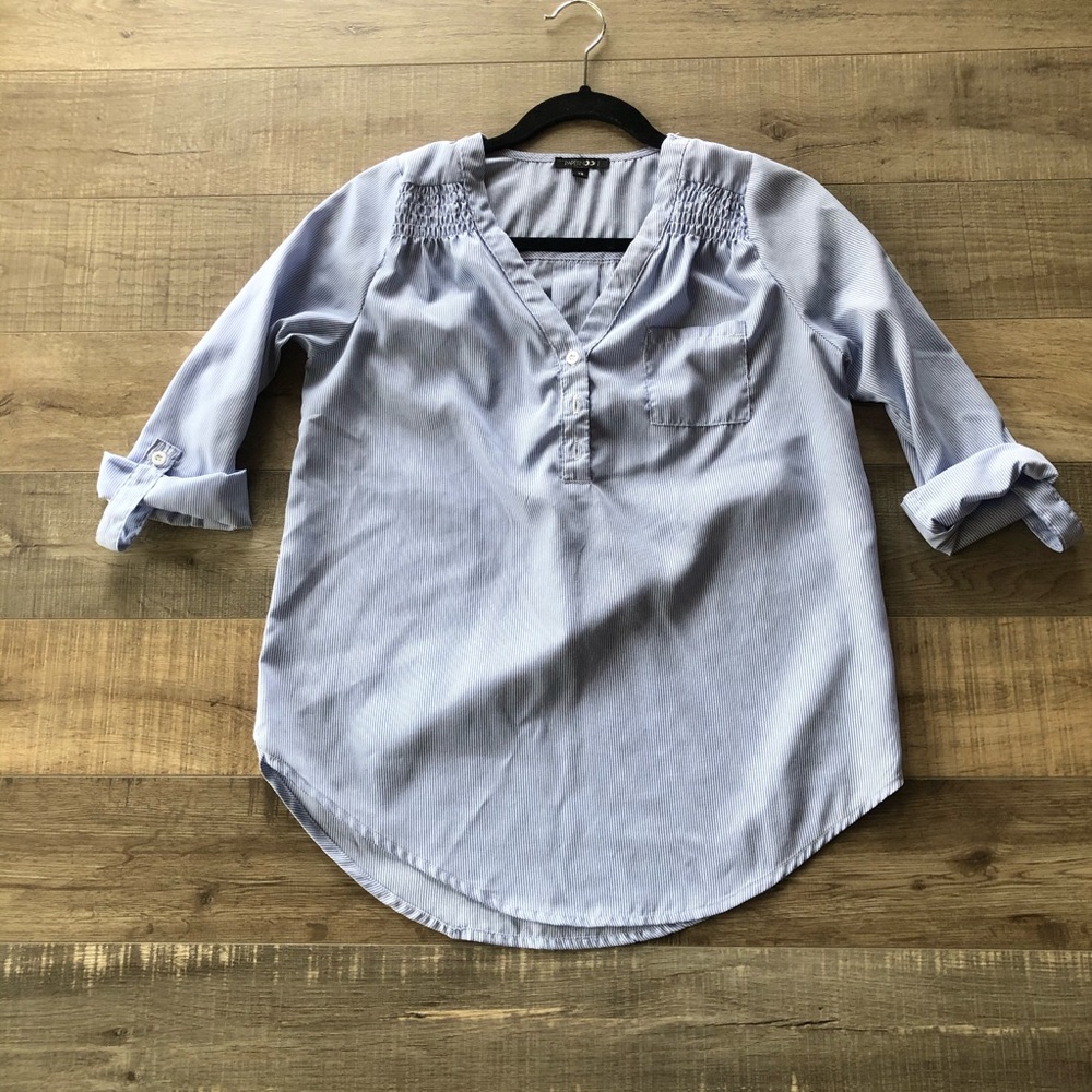 PaperMoon XS Button Blouse